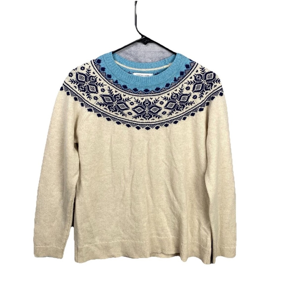 NWOT Tabitha Webb Pullover Crew neck Wool-blend Sweater